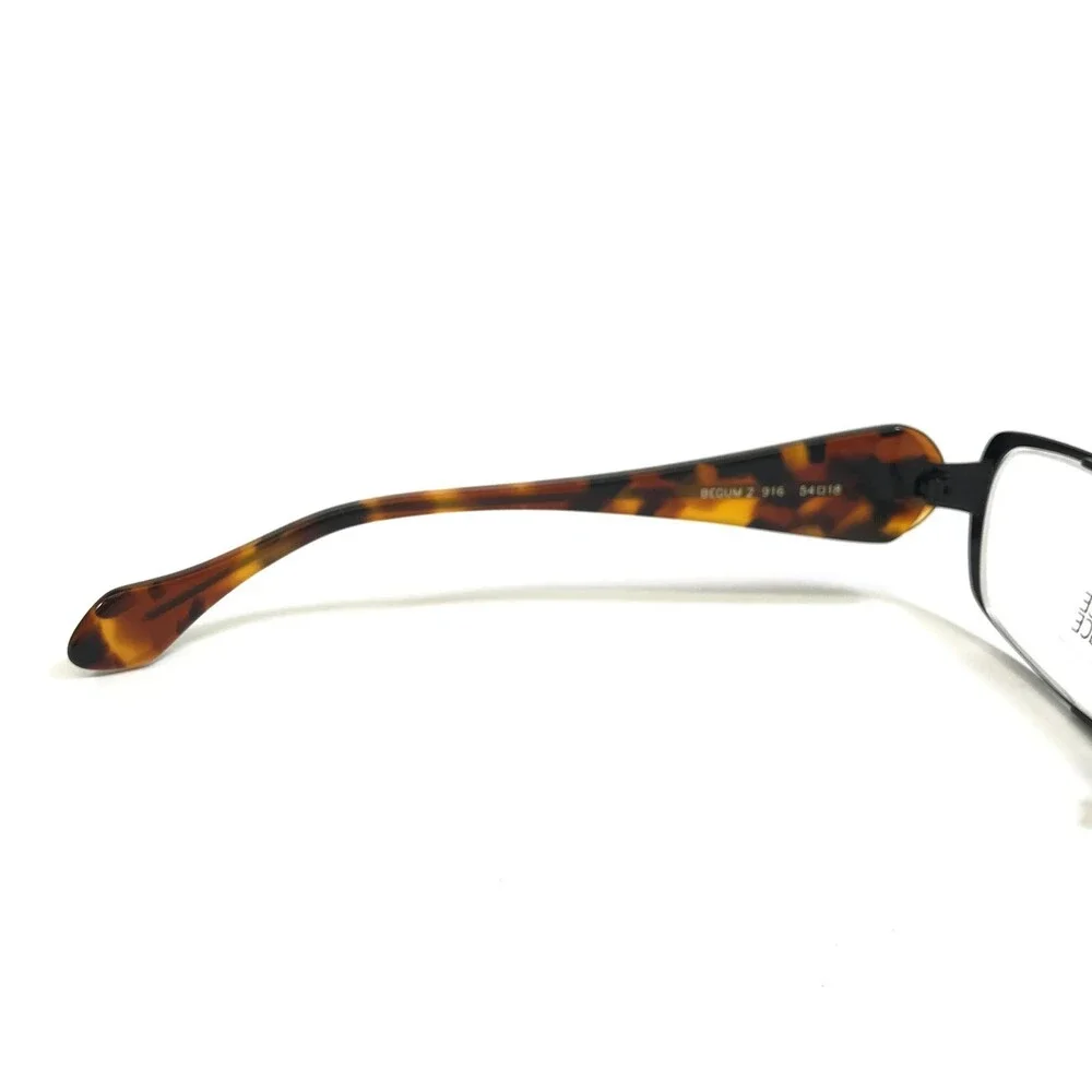 FACE a FACE Eyeglasses Frames BEGUM 2 916 Black Tortoise Semi Rimmed 54-18-130
